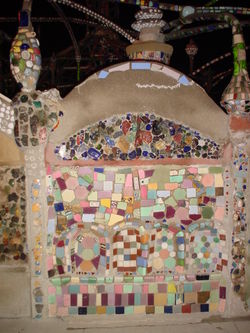 The Watts Towers' mural